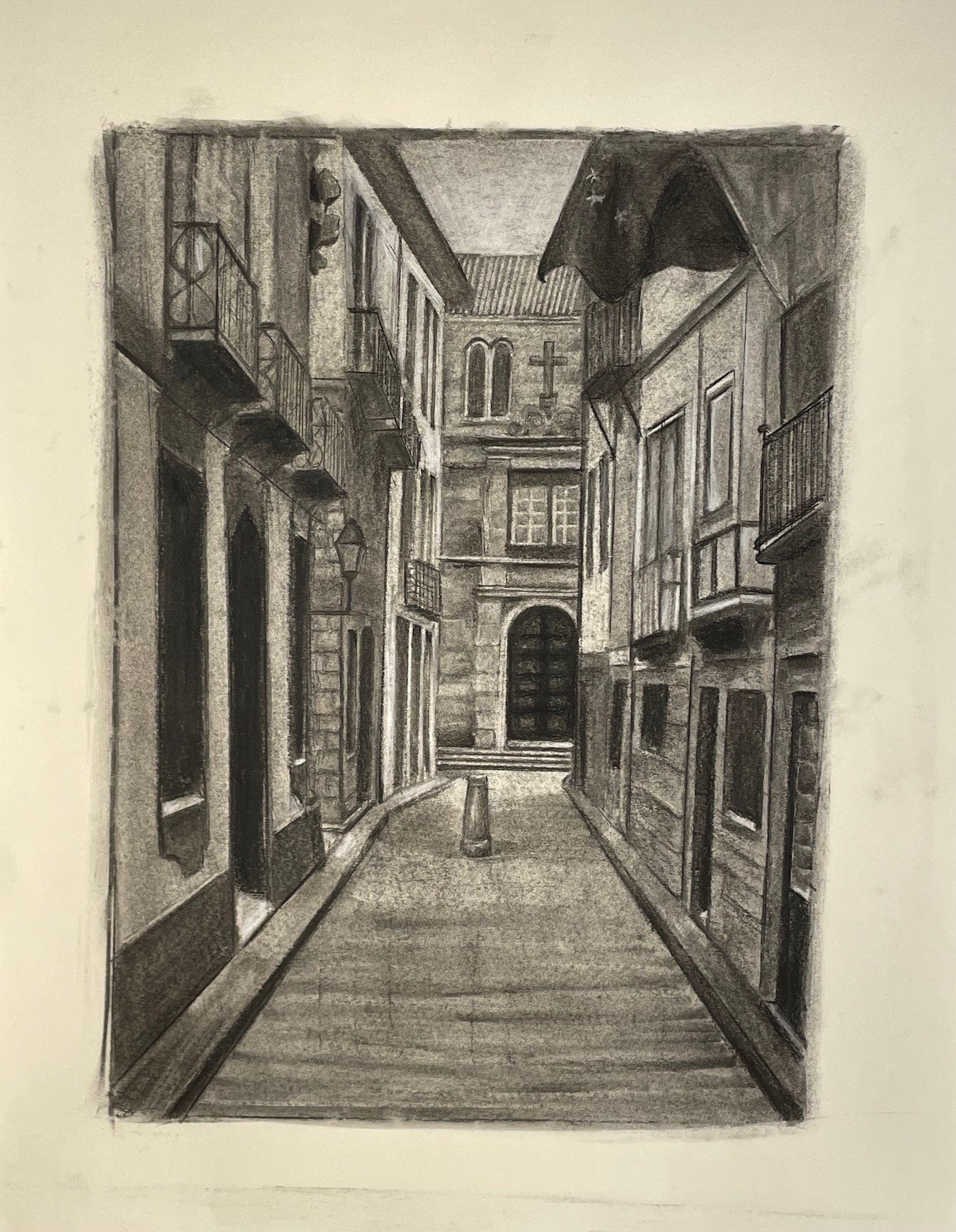 Narrow European Street